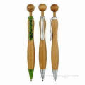 Wood Ballpoint Pen with Clip, Offers Superb and Reliable Performance, OEM Orders Accepted
